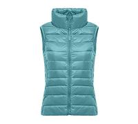 Mashaouyo Giacche trapuntate da donna per il Regno Unito Plus Size leggero con cappuccio gilet da donna in pile bianco gilet lungo gilet gilet e gilet da donna taglia