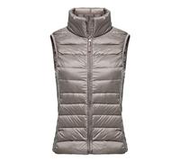 Mashaouyo Gilet da donna trapuntato e gilet in pile morbido con tasche gilet lungo per il Regno Unito da uomo in softshell, giacche softshell da esterno