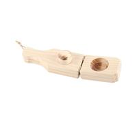 Masher di piantaggine, 16x9x6cm/6.3x3.5x2.4in Banana Press Smasher riutilizzabile Tostonera Press Wooden Plantain Cesti Portatore con cordino sospeso per frutti