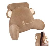 Mashin Cuscino di supporto per la schiena per letto, cuscino da lettura staccabile con braccia e federa rimovibile, cuscino per sedia di riposo morbido per leggere e guardare la TV