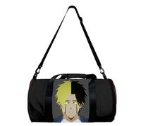 Mashle: Magic and Muscles - Borsa da palestra a forma di anime, per sport e palestra, motivo: Mash Burnedead/Lemon Irvine, borsa da viaggio cilindrica, Tipologia 13., 49*26*26cm
