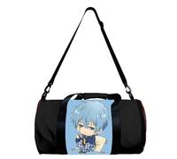 Mashle: Magic and Muscles - Borsa da palestra a forma di anime, per sport e palestra, motivo: Mash Burnedead/Lemon Irvine, borsa da viaggio cilindrica, Tipo 1., 49*26*26cm