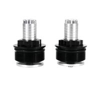 MASHRGX Ammortizzatore Sterzo per Royal Enfield per Continental GT 650/535 Tappo di Precarico Forcella Bulloni Forcella Regolabili 41mm Ammortizzatore Staffa(Argento)