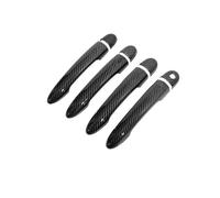 MASHRGX Copri Maniglia Portiera Per Renault Per Modus 2004-2012 2005 2006 2007 2008 Coprimaniglia Esterna Per Auto (Carbon Handle 1 Keyhole)