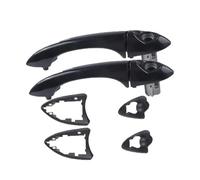 MASHRGX Maniglia Esterna Portiera Parti Accessori Per X5 E53 2005 2000~2006 Auto Sinistra Destra Anteriore Esterno Maniglia Esterna Portiera On-off Nero(2Pcs Left hand drive)