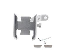 MASHRGX Per DUCATI Per Monster 696 796 795 M1100 15-17 Per MULTISTRADA 950 1200S Per ENDURO 15-17 Supporto Telefono Supporto Piastra Telefono Cellulare(Silver Mirror Holder)