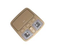 MASHRGX Per Hyundai Per Accent Plafoniera Lampada Da Lettura Interruttore Tettuccio Apribile Custodia Per Occhiali 928001e200 928001e300 Beige(Bianca)