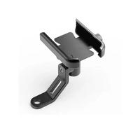 MASHRGX Per TRIUMPH Per SPEED FOUR 600 Per Speed Triple RS R S Per TWIN Per SPEEDMASTER Moto Manubrio Supporto Del Telefono Mobile Del Basamento Staffa(Black Mirror Type)