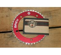 Masi Brev M Fixie Cambio Fisso Catena Anello Pignone Guarnitura 44t Red 130 Bcd