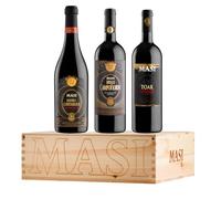 Masi CONFEZIONE ESCLUSIVA "OSELETA" | RISERVA COSTASERA 2019 Amarone Classico DOCG, BROLO CAMPOFIORIN 2021 Rosso Verona IGT, TOAR 2021 Valpolicella Superiore DOC | 3X750 ml | Confezione in legno