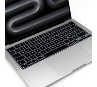 MasiBloom Cover per Tastiera Tedesca in Silicone per MacBook Pro 14" 16" M3/Pro/Max Chip Modello A2991 A2992 A2918 Rilasciato nel 2023 - Accessori per la Protezione della Tastiera Layout UK/EU