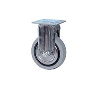 Masidef 57170 Ruota Con Piastra Fissa In Gomma, Diametro: 60 mm