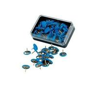 MASIDEF Disegno Puntine con Plastica Testina 100-Pezzi, Blu