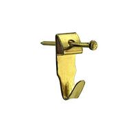 Masidef DY6040003 Ganci "X" Ottone Con Chiodo N.3, 4 Pezzi