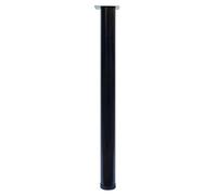 MASIDEF Gamba Tavolo Tonda, Nero, 60 x 710 mm