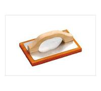 MASIDEF Inossidabile Acciaio Base Schiuma Cazzuola, 21 cm Lunghezza x 14 cm Larghezza, Arancia