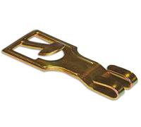 MASIDEF MEMBER OF THE WüRTH GROUP Gancio Mobile Per Tapparella Finestra In Legno, Confezione da 6 pezzi, Oro