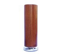 MASIDEF Piedino Tondo Design, in Legno, Base in Metallo, Diametro 50 H. 180 mm, Noce