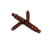Masidef R00669 Mobilia-2 Cerniere Tornite Con Testina"Anuba" D. 9 mm Canna Di Fucile