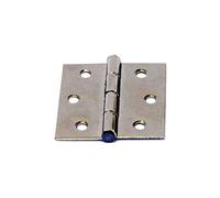 Masidef R00810 Cerniere Quadrate Ottone, 30 x 30 mm, 2 Pezzi