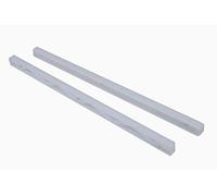 Masidef R01344 Guide Per Cassetto In Plastica Da Avvitare, Bianco, L.340 x H.16.5 mm