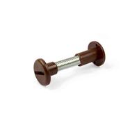 Masidef R01399 Viti Di Collegamento Mobili M6 Foro, Marroni, 8 mm, 48-54, 4 Pezzi