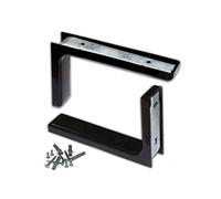 Masidef Reggimensola con Copertura Plastica 2-Pezzi, 120 mm x 180 mm Taglia, Nero