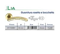 MASIDEF ROSETTA E BOCCHETTA. *LIA* OL/FN