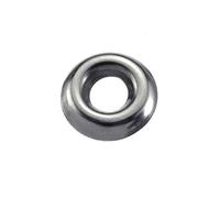 Masidef Sottovite Inox Orlo Copri Viti 25-Pezzi, 13 Diametro x 5 mm Altezza