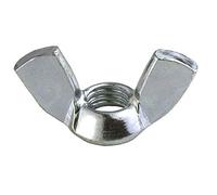 Masidef Zincato Acciaio Galletto Dadi 10-Pezzi, 6 mm Taglia
