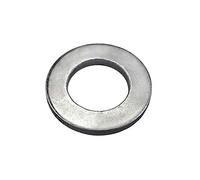 Masidef Zincato Flat Rondelle 6-Pezzi Set, M13 Thread x 24 mm Taglia