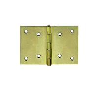 Masidef Zincato Largo Cerniere, 120 mm x 80 mm Taglia, Gialla