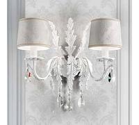 Masiero Applique bianca Angelis con cristalli asfour Masiero