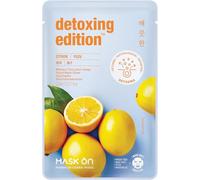 MASK ON Maschera viso con yuzu, maschera di stoffa depurante - 1 maschera