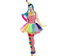 Mask Paradise Clown Girl - Costume da donna, taglia M
