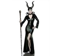 Mask Paradise Costume di Halloween da donna, Mistress of Evil, in poliammide, colore nero, taglia S, 80014-002-024