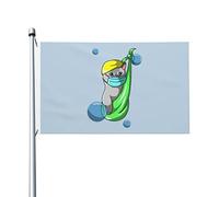 Masked Commoner Cat Bandiera Esterna Con Occhielli Bandiera Da Cortile Colorato Bandiere Da Giardino 90X150Cm Per Feste Sport Casa