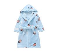 Maskjuwio Bambino e ragazza modello frutta maniche lunghe con lacci Accappatoio Home Pigiama 152, c, 12-18 Monate