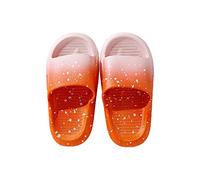Maskjuwio Ciabatte antiscivolo per bambini Ombre Summer Beach Slides Fashion Shiny Slide Wide Fit Soft Sole Slide Quick Dry Pantofole da piscina Pantofole da bagno per interni Comfort Fit Pantofole da