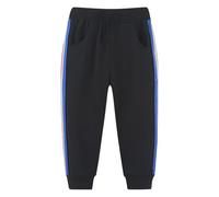 Maskjuwio European and American Style Children's Clothing Pants Spring and Autumn Small and Medium Children's Fashion Sports Pants Boys Sweater Pantaloni da notte da uomo, Blu, 7 anni