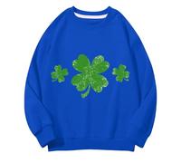 Maskjuwio Girls and Boys Round Neck Felpe Spring and Autumn St Day Middle and Large Children's Felpe Retro Personality 2D Printing Children's Casual Felpa Teenie Pulli, Blu, 6-7 Jahre