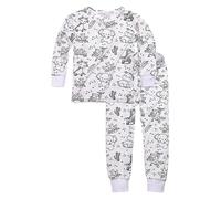 Maskjuwio Kid DIY Painted Homewear Set Coloring Pajama Set for Boy and Girl Can Play with and Wear 3 Month Girl Neonato, f, 6-7 Jahre