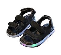 Maskjuwio Sandali da scuola per ragazze, sandali con cinturino semplice, sandali da passeggio larghi casual con punta aperta, sandali estivi da spiaggia, comodi da indossare, suola morbida, scarpe