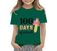 Maskjuwio Toddler Boy Girl Summer Clothes First Day of School Shirt In My Pre School Shirt Toddler Kindergarten Shirts Girls Fashion, verde, 2-3 Jahre