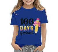 Maskjuwio Toddler Boy Girl Summer Clothes First Day of School Shirt In My Pre School Shirt Toddler Kindergarten Shirts Girls Fashion, Blu, 2-3 Jahre