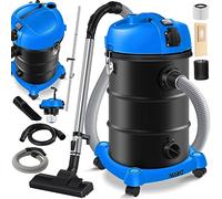 Masko® Aspirapolvere industriale 6 in 1, 2300 W + presa ✓ Funzione soffiaggio ✓ Aspirazione a secco e a umido | Aspirapolvere industriale con e senza sacchetto, blu