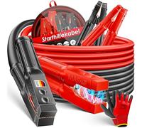 MASKO® Cavi di avviamento per motori a benzina e diesel, 6/12/24 Volt, cavo di avviamento in rame, con guanti e borsa per il trasporto, 2 x 4 m/50 mm², 3000 amp