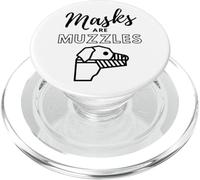 Masks Are Muzzles Funny Dog Mask For Human Sheep Muzzle MASK PopSockets PopGrip per MagSafe