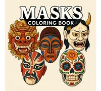 MASKS COLORING BOOK