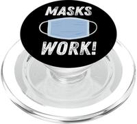 Masks Work Wear a Face Mask & Social Distance & Hygiene PopSockets PopGrip per MagSafe